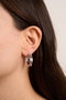 Heliophilia Silver Pendientes de Plata con Recubrimiento de Laca